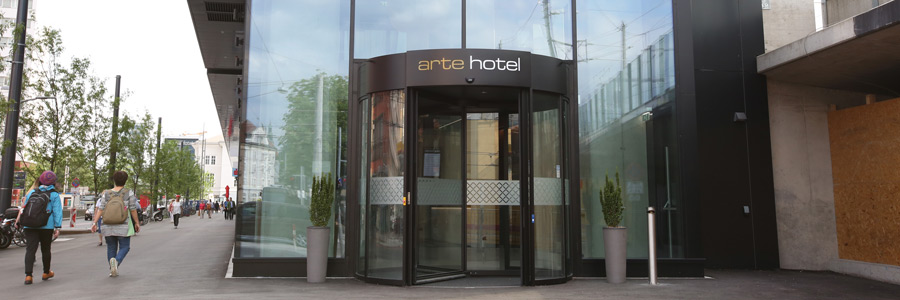 arte Hotel Salzburg Eingang
